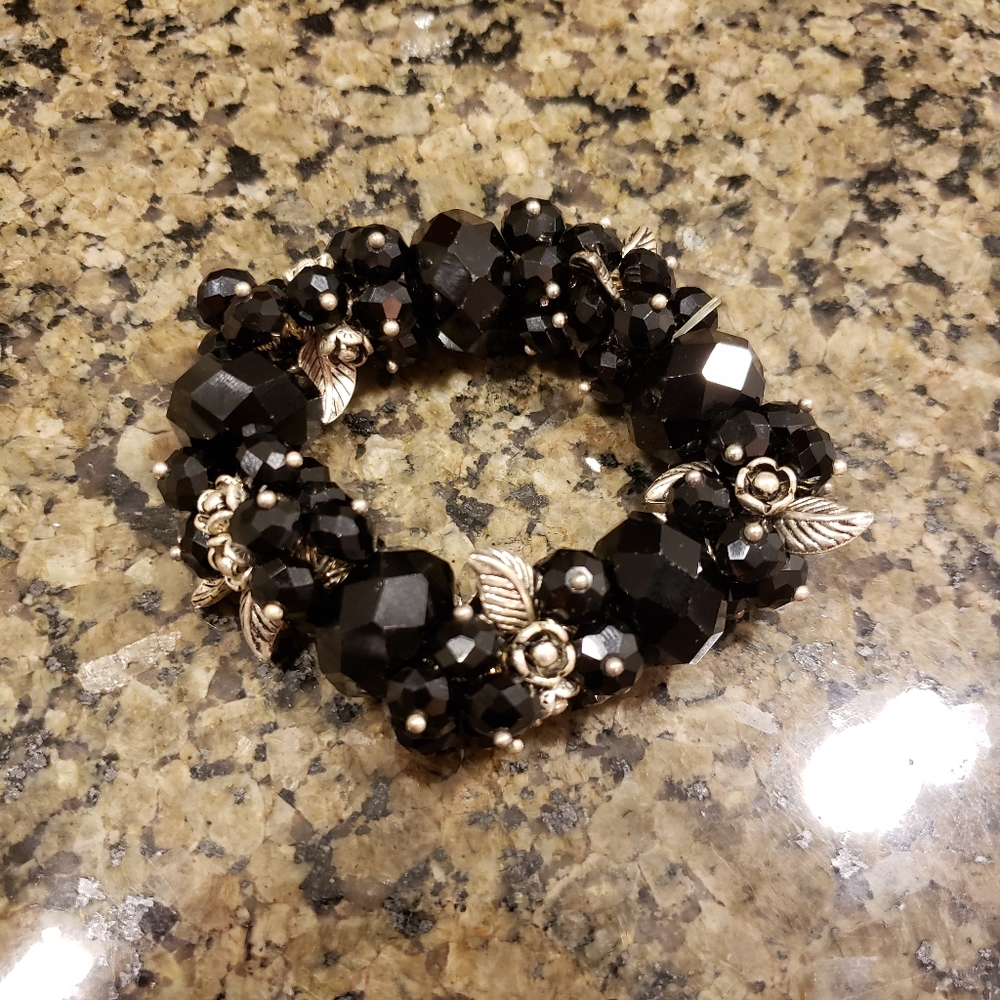 2/$25 Black and Silver Bracelet